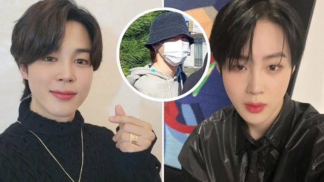 Jimin BTS bịn rịn đi tiễn bạn thân Ha Sungwoon nhập ngũ