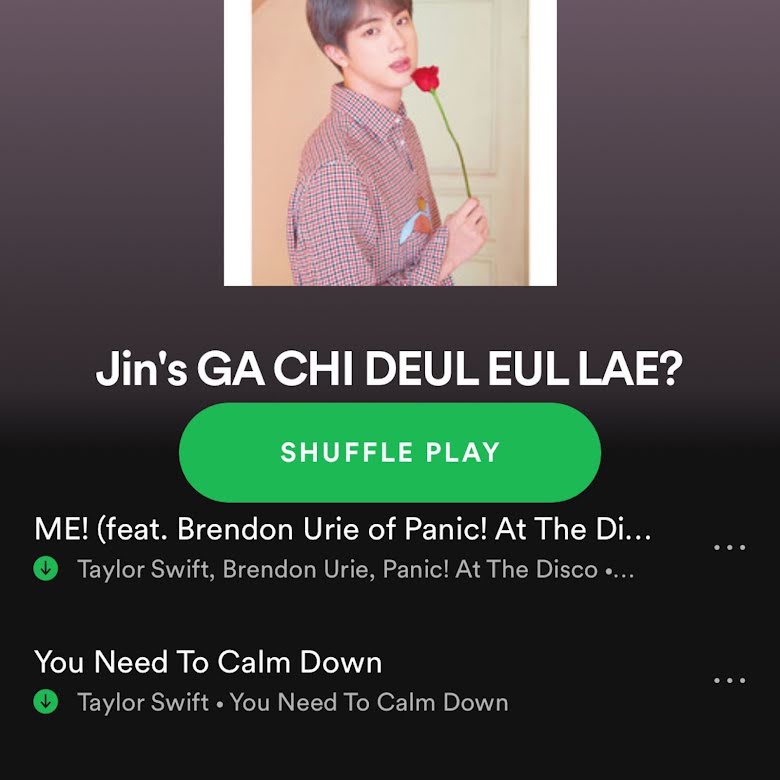 BTS, Jin Taylor Swift, bằng chứng Jin hợp tác Taylor Swift, Jin solo, Jin nhập ngũ, Jin collab, Jungkook, Jimin, V BTS, RM, Suga, J-Hope, Jin hâm mộ ai