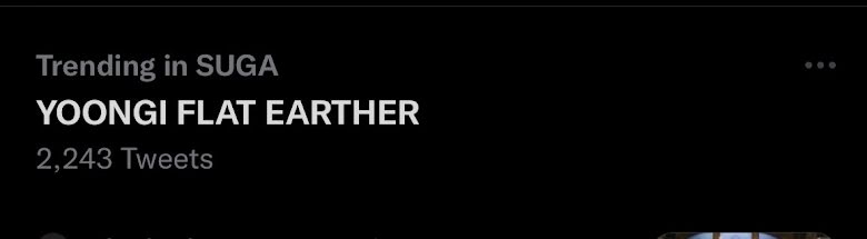 BTS, Suga, Suga man rợ, Suga khịa antifan, Suga Yet To Come, Suga flat earther, Suga thế giới phẳng, Suga trái đất phẳng, Jin, Jimin, J-Hope, RM, V BTS, Jungkook