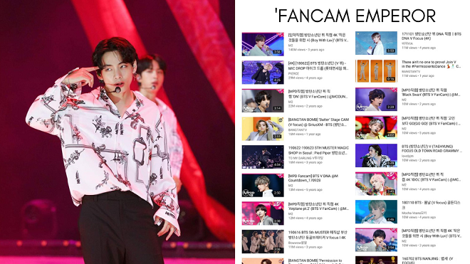 ‘Vua fancam’ V BTS là idol đầu tiên lập kỷ lục YouTube này