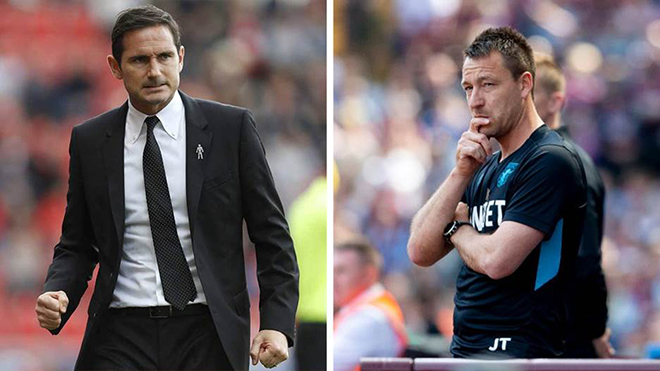 HLV Lampard đối đầu với John Terry ở chung kết thăng hạng Premier League