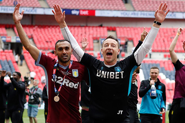 Aston Villa, Derby County, Aston Villa 2-1 Derby County, video Aston Villa 2-1 Derby County, play-off thăng hạng, play-off lên hạng, lampard, terry, lampard đối đầu terry