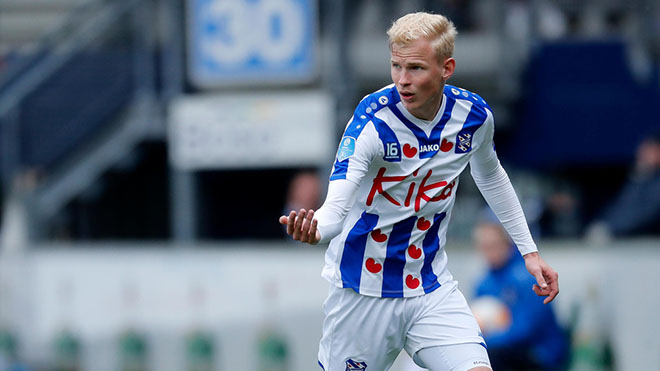 bong da, bóng đá, Đoàn Văn Hậu, Văn Hậu, Hà Nội FC, SC Heerenveen, Hà Lan, Văn Hậu gia nhập Heerenveen, Văn Hậu đến Hà Lan, bóng đá Hà Lan, truc tiep bong da, Eredivisie, Lucas Woudenberg