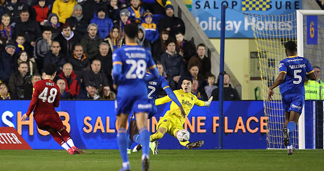 ket qua bong da, Shrewsbury vs Liverpool, video Shrewsbury 2-2 Liverpool, kqbd, kết quả Shrewsbury vs Liverpool, kết quả bóng đá, kết quả vòng 4 cúp FA, Liverpool, cúp FA