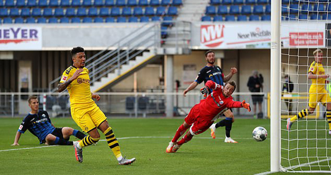 Ket qua bong da, Paderborn vs Dortmund, Video Paderborn 1-6 Dortmund, Sancho, MU, Tin tức MU, chuyển nhượng MU, tin bóng đá MU, Kqbd, bong da, bóng đá, kết quả Bundesliga