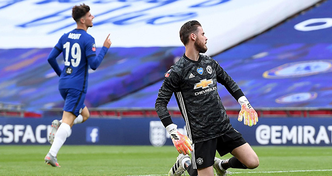 Ket qua bong da, Kết quả bán kết cúp FA, MU vs Chelsea, MU 1-3 Chelsea, Ole bảo vệ De Gea, De Gea mắc sai lầm, Kqbd, kết quả cúp FA, MU bị loại khỏi cúp FA, De Gea, Ole