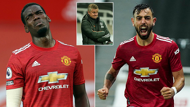 MU: Ole có dám tiếp tục loại  Pogba vì Bruno Fernandes?