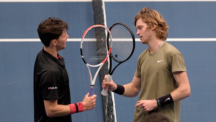 Ket qua ATP Finals 2020, Tsitsipas vs Nadal, Nadal đấu với Tsitsipas, Ket qua tennis, Rublev vs Thiem, kết quả quần vợt, Thiem đấu với Rublev, Nadal và Thiem vào bán kết