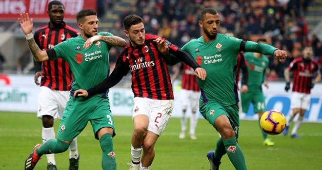 Milan vs Fiorentina, Truc tiep bong da, truc tiep Serie A