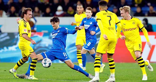 Dortmund vs Hoffenheim, lịch thi đấu bóng đá, trực tiếp bóng đá, Bundesliga, VTV6