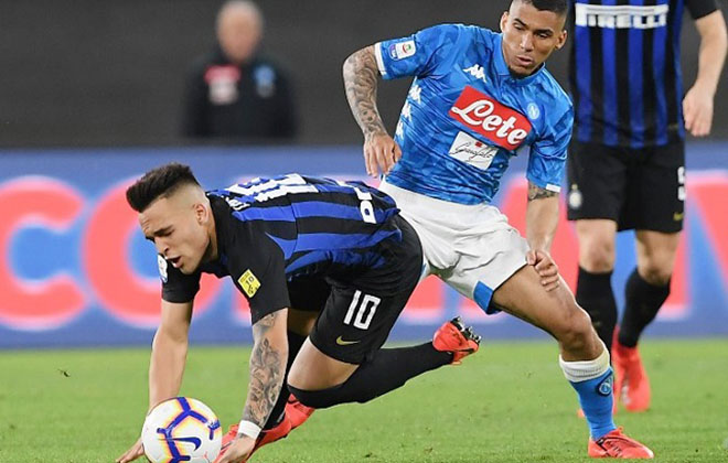 Napoli vs Inter, trực tiếp bóng đá, lịch thi đấu bóng đá, Serie A, FPT