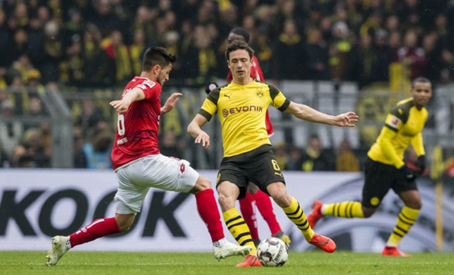 trực tiếp bóng đá, lịch thi đấu bóng đá, Mainz vs Dortmund, VTV6, Bundesliga