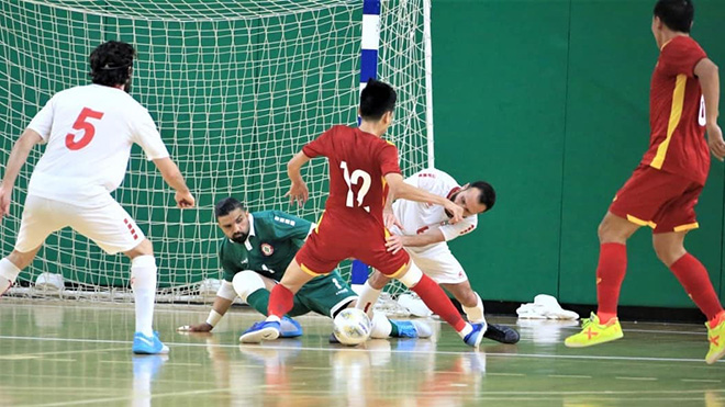 Kết quả bóng đá, Futsal Việt Nam dự World Cup, Kết quả play-off futsal World Cup, kết quả Lebanon vs Việt Nam, kết quả futsal, video Lebanon vs Việt Nam, VN dự World Cup