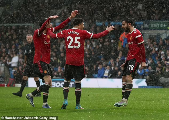 MU, ket qua bong da, Leeds 2-4 MU, Ralf Rangnick, Rangnick phát biểu, kết quả Leeds vs MU, video Leeds vs MU, MU đáp trả báo chí, phòng thay đồ MU, nội bộ MU, BXH Anh