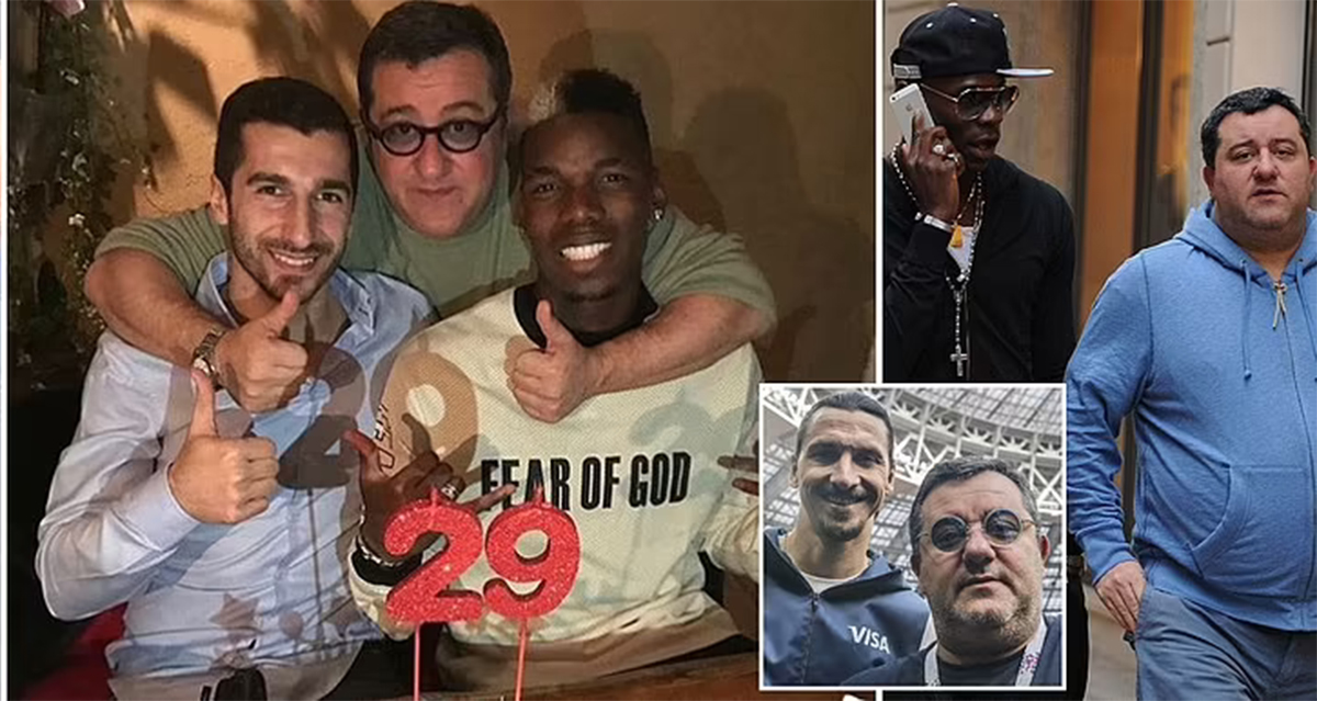 Raiola, Mino Raiola, siêu cò Mino Raiola, Siêu cò Mino Raiola đang nguy kịch, Raiola mắc bệnh hiểm nghèo, Paul Pogba, Erling Haaland, Ibrahimovic, siêu cò, người đại diện