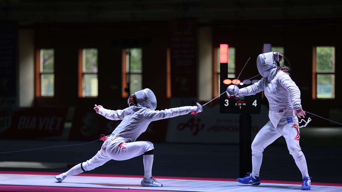 Đấu kiếm SEA Games 31, đấu kiếm, Kiếm thủ Bùi Thị Thu Hà, kiếm chém nữ, SEA Games 31, bảng xếp hạng huy chương, bảng tổng sắp huy chương, SEA Games 2021, SEA Games 2022