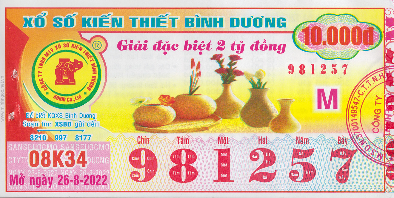 Kết quả xổ số hôm nay 26/8/2022. XSBD. XSBD 26/8. Xổ số Bình Dương. Xổ số Bình Dương 26 tháng 8. XSBD hôm nay. Xo so Binh Duong, SXBD, XS BD. XSMN, Xổ số miền Nam, SXMN.