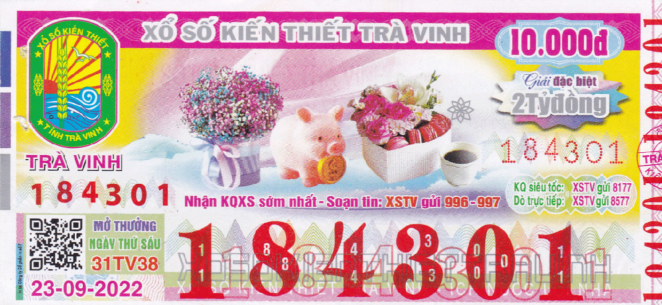 Kết quả xổ số hôm nay 23/9/2022. XSTV. XSTV 23/9. Xổ số Trà Vinh. Xổ số Trà Vinh 23 tháng 9. XSTV hôm nay. Xo so Tra Vinh, SXTV, XS TV. XSMN, Xổ số miền Nam, SXMN.