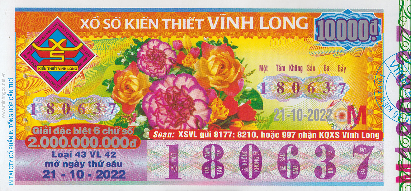 XSVL 21/10. Kết quả xổ số hôm nay 21/10/2022. XSVL. Xổ số Vĩnh Long. Xổ số Vĩnh Long ngày 21/10. XSVL hôm nay. Xo so Vinh Long, SXVL, XS VL. XSMN, SXMN, Xổ số miền Nam.