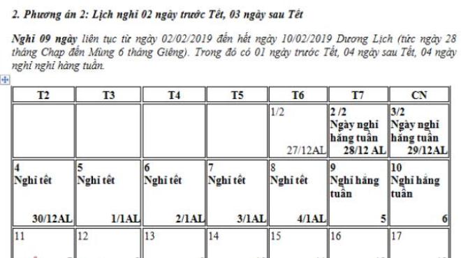 Vì sao Cục An toàn lao động đề xuất lịch nghỉ Tết âm lịch năm 2019 là 9 ngày?