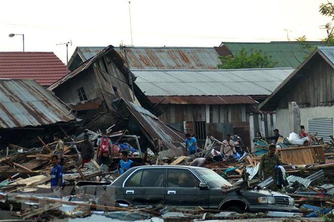 Đã có 420 người chết vì động đất, sóng thần ở Indonesia