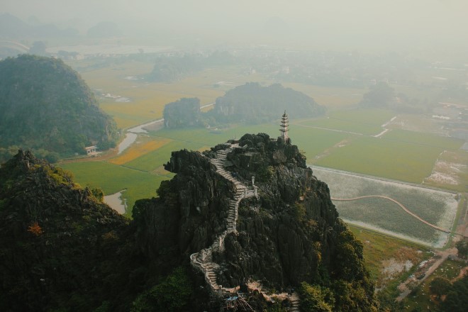 hang múa, động thiên hà, hoa lư, ninh binh, check in, sống ao, vạn lý trường thành phiên bản việt, ninh bình