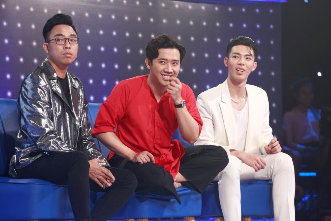 Giọng ải giọng ai. Giọng ải giọng ai tập 1, HTV7,  Hòa Minzy, Erik, Trường Giang, Trấn Thành, Đại Nghĩa, Hoàng Thùy. giong ai giong ai htv7, giong ai giong ai tap 1