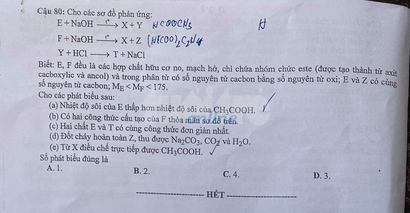 Đề thi hóa học, Đề thi hóa, Đề thi môn hóa, Đề thi hóa học thpt quốc gia 2020, Đề thi hóa học THPT Quốc gia năm 2020, Đề thi hóa học THPT Quốc gia, Đề thi môn hóa