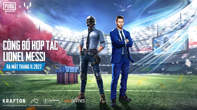 PUBG MOBILE công bố hợp tác với Lionel Messi