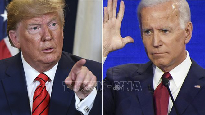 Bầu cử Mỹ 2020: Ứng cử viên Biden dẫn trước Tổng thống Trump ở nhiều bang