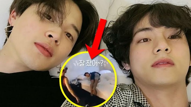 Pha tình cảm quá ngọt giữa Jimin với V BTS và cái kết bị J-Hope bắt tại trận