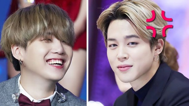 Jimin BTS suýt cho Suga... 'nếm đòn' vì tội cà khịa
