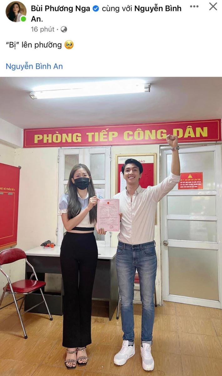 Á hậu Phương Nga, Phương Nga đăng kí kết hôn, diễn viên Diệu Nhi, MC Liêu Hà Trinh, Hoa hậu Đỗ Mỹ Linh, Bình An, Anh Tú, bầu Hiển, Đỗ Vinh Quang