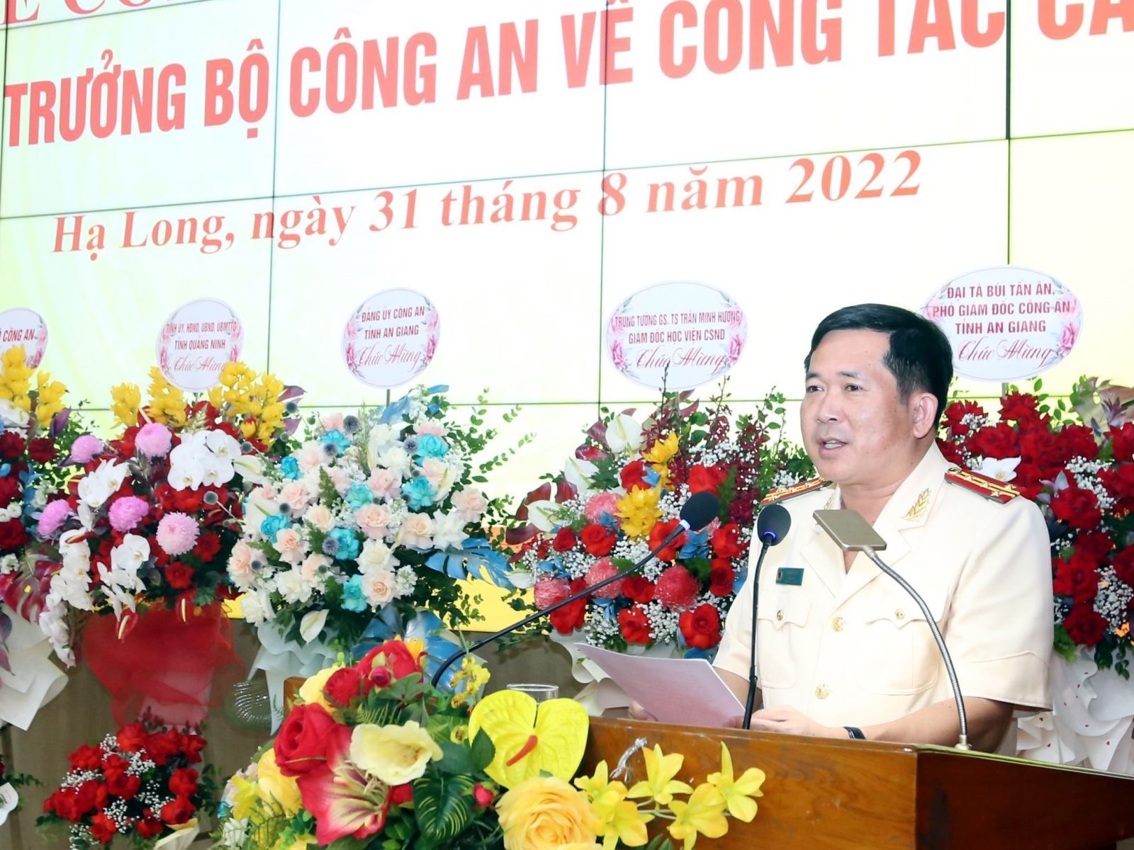 Đại tá Đinh Văn Nơi. Giám đốc Công an tỉnh Quảng Ninh. Đinh Văn Nơi. Quảng Ninh