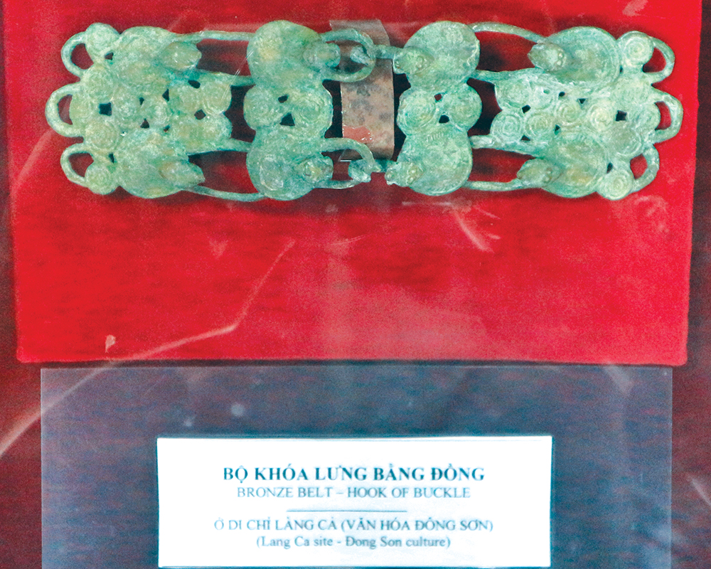 Bảo vật Quốc gia. Bảo vật. Đền Hùng. Trồng đồng Đền Hùng. Bộ khóa đai lưng