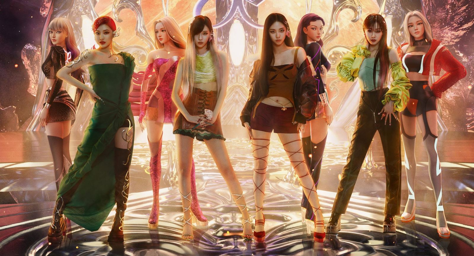 Blackpink. Aespa. Twice. ITZY. STAYC. (G)I-DLE. Nhóm nhạc nữ Kpop. Nhạc Kpop