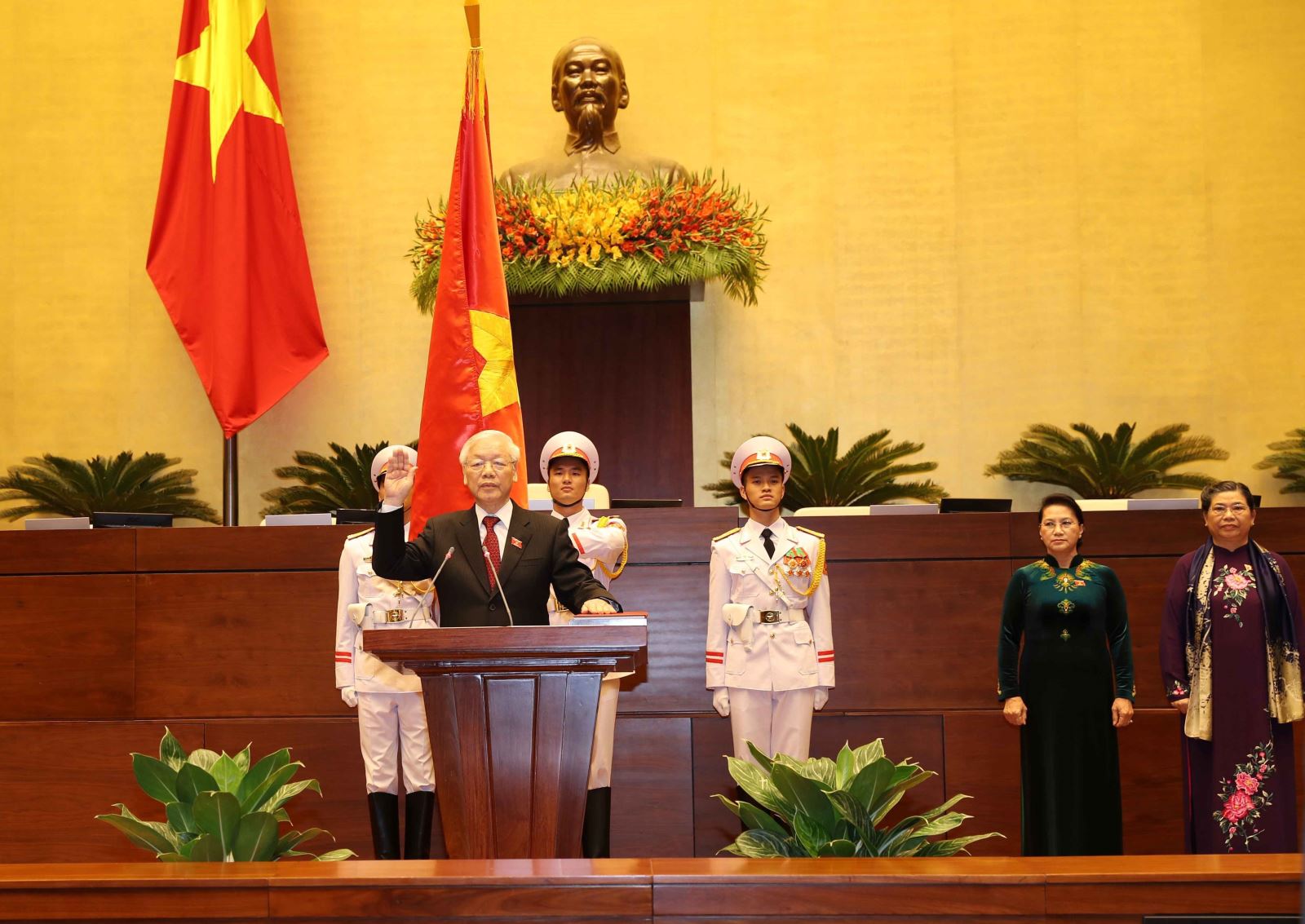 Đồng chí Nguyễn Phú Trọng tuyên thệ nhậm chức Chủ tịch ...