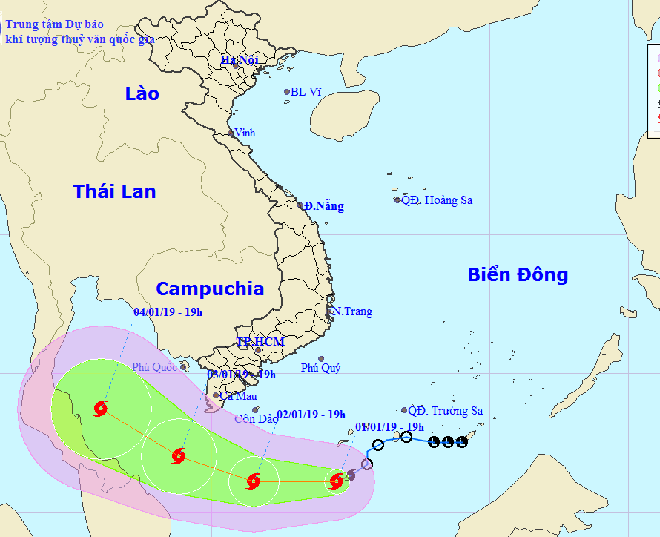 Dự báo thời tiết, Bão số 1, cơn bão số 1, Thời tiết Tết Nguyên đán, Thời tiết Tết âm lịch, Thời tiết, tin thời tiết, Tết Nguyên đán, thời tiết tết 2019, không khí lạnh