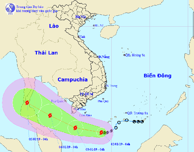 Bão số 1, Cơn bão số 1, Bao so 1, Tin bão số 1, Tin bão, Dự báo thời tiết, bão số 1 2019, bão số 1 năm 2019, dự báo bão, không khí lạnh, rét đậm, rét hại, nhiệt độ, bão