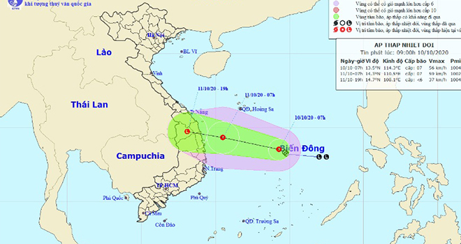 Áp thấp nhiệt đới, Dự báo thời tiết, Lũ lụt miền Trung, Tin bão, Thời tiết, dự báo thời tiết áp thấp nhiệt đới, du bao thoi tiet, ap thap nhiet doi, tin bão số 6