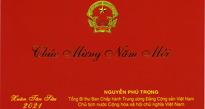 Chủ tịch nước chúc Tết, Tổng bí thư chúc Tết, Thư chúc tết của Chủ tịch nước, Thiệp chúc tết Chủ tịch nước, Tổng Bí thư Nguyễn Phú Trọng, chúc mừng năm mới, giao thừa