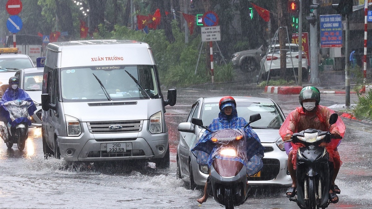 Đề phòng mưa to ở Bắc Bộ, Tây Nguyên, Nam Bộ và gió mạnh, sóng lớn trên khu vực Nam Biển Đông