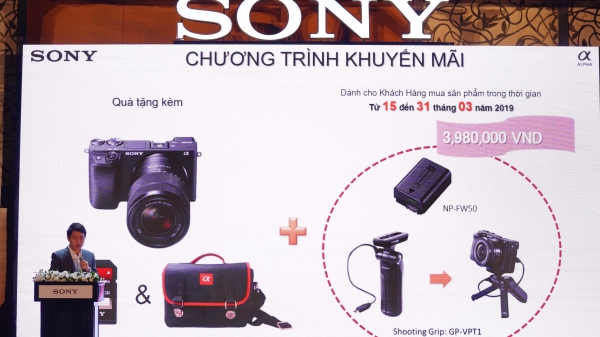 Sony ra mắt dòng máy ảnh lấy nét nhanh nhất thế giới