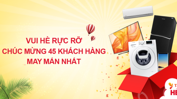 Chương trình 'Vui Hè Rực Rỡ' của Home Credit tặng 45 giải thưởng