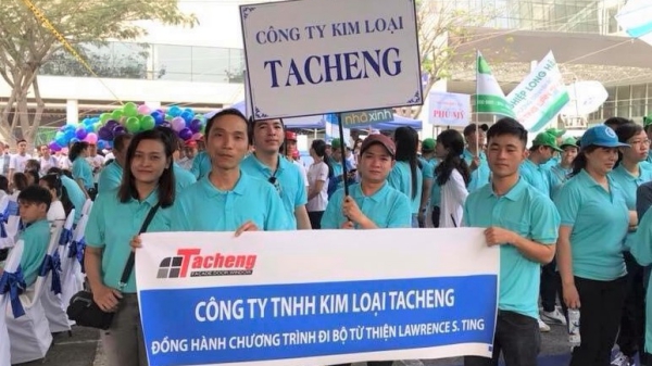 Tacheng 15 năm đồng hành cùng chương trình Đi bộ từ thiện Lawrence S. Ting