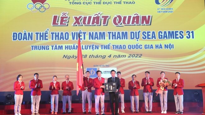 Herbalife Nutrition đồng hành cùng Ủy Ban Olympic Việt Nam tổ chức Lễ Xuất Quân cho Đoàn Thể Thao Việt Nam tham dự SEA Games 31