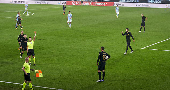 Ket qua bong da, Celta Vigo vs Barcelona, Kết quả La Liga, Bảng xếp hạng La Liga, kết quả bóng đá Tây Ban Nha, kết quả Celta Vigo vs Barcelona, Messi, Ansu Fati, BXH Liga
