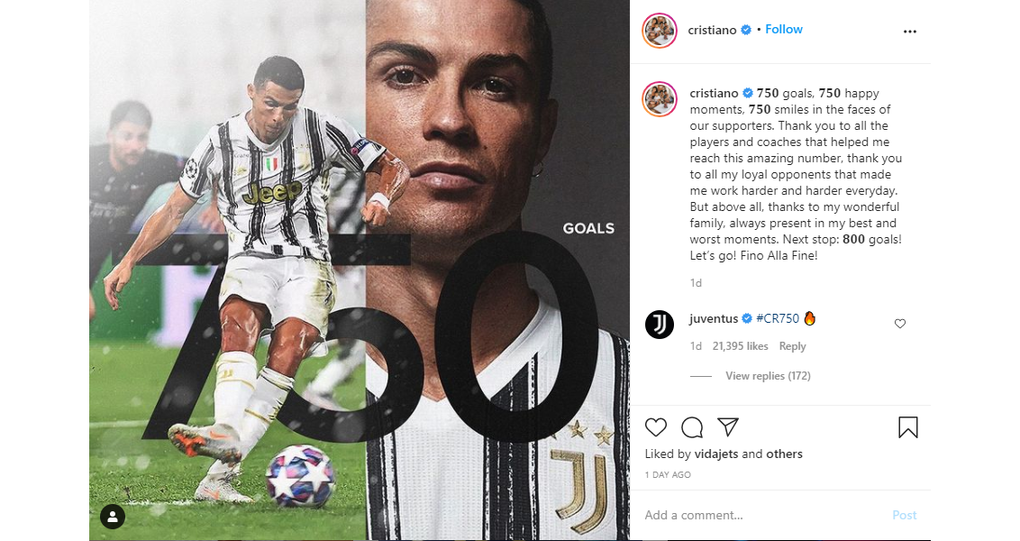 Ronaldo, Cristiano Ronaldo, Ronaldo tri ân CĐV, Ronaldo đạt mốc 750 bàn, Cúp C1, Juventus vs Dinamo Kiev, Champions League, Kết quả Cúp C1, Kết quả Champions League, CR7, MU