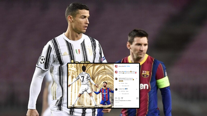 Messi lại bị chị gái Ronaldo chế giễu trên mạng xã hội