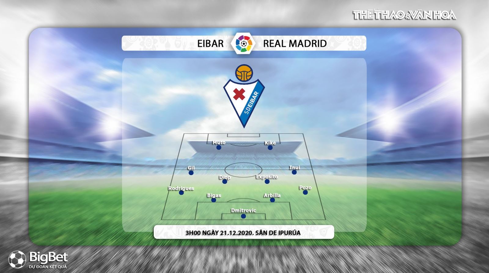 Keo nha cai, kèo nhà cái, Eibar vs Real Madrid, Trực tiếp bóng đá Tây Ban Nha, trực tiếp vòng 14 La Liga, trực tiếp Real Madrid đấu với Eibar, BĐTV. Kèo Real Madrid